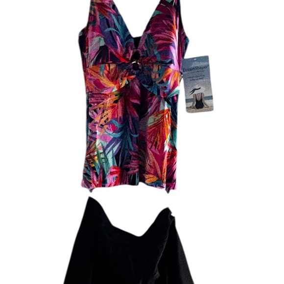 Vibrant Floral Women's One Piece Swimsuit - Picture 2 of 6